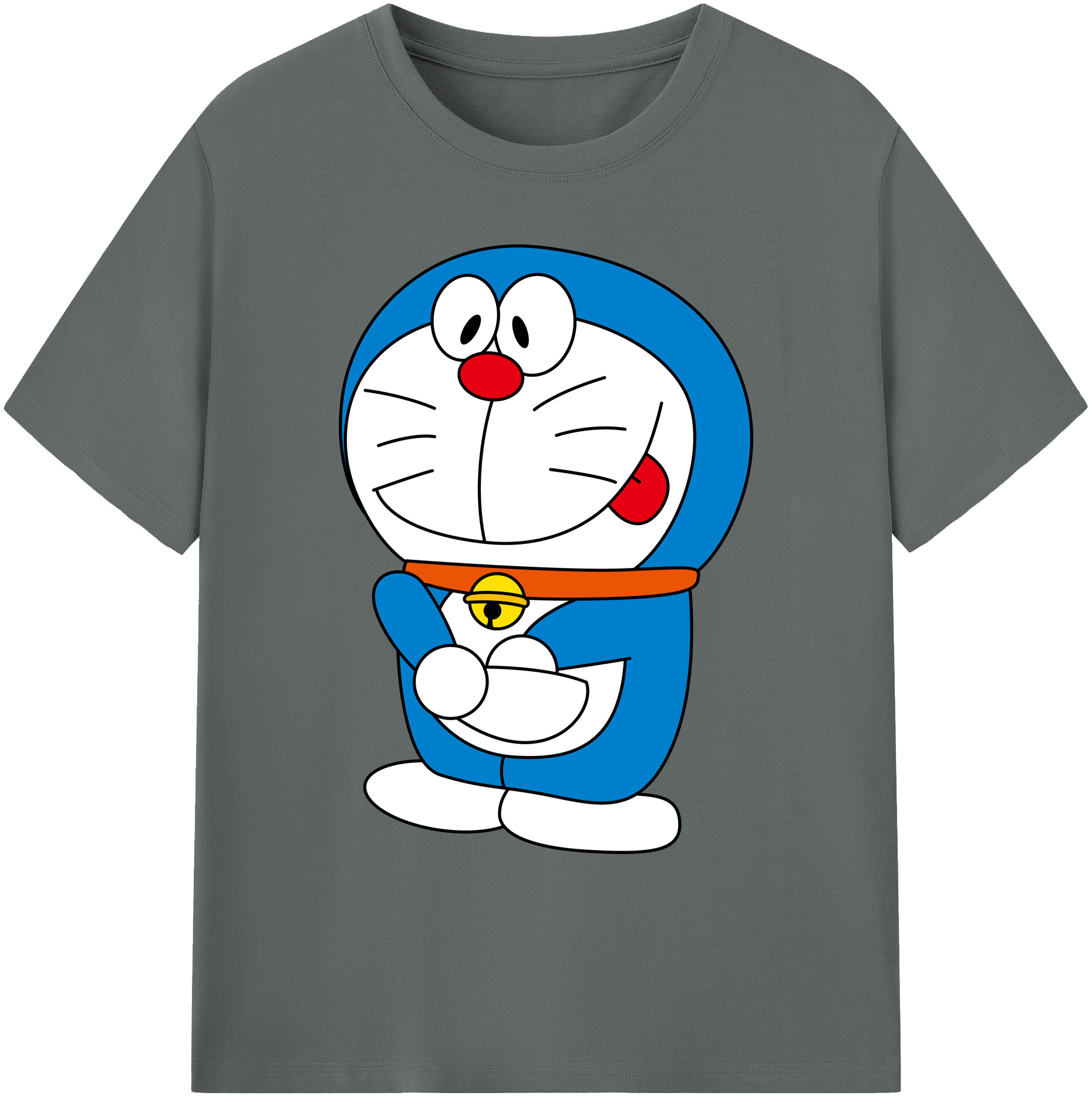 （画像用） ドラえもん Doraemon 綿100％ メンズ半袖Tシャツ｜肌触りやわらか＆通気性